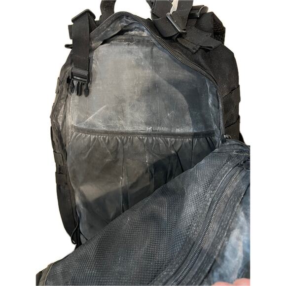 Generic Black Canvas Tactical Backpack - Picture 5 of 5